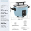 Cuiseur à riz commercial 60 tasses antiadhésif 13L 24H Keep Warm