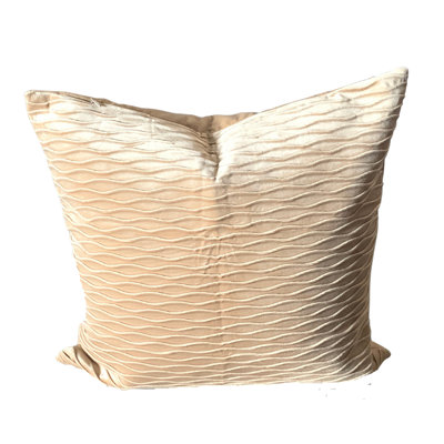 Wave Pattern Velvet Square Cushion Covers 45X45Cm