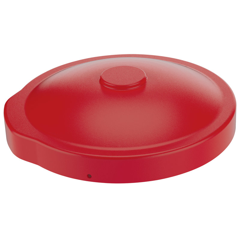 Vestil Plastic Lid, Red