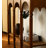 39.37" Brown Rectangular Solid Wood Console Table