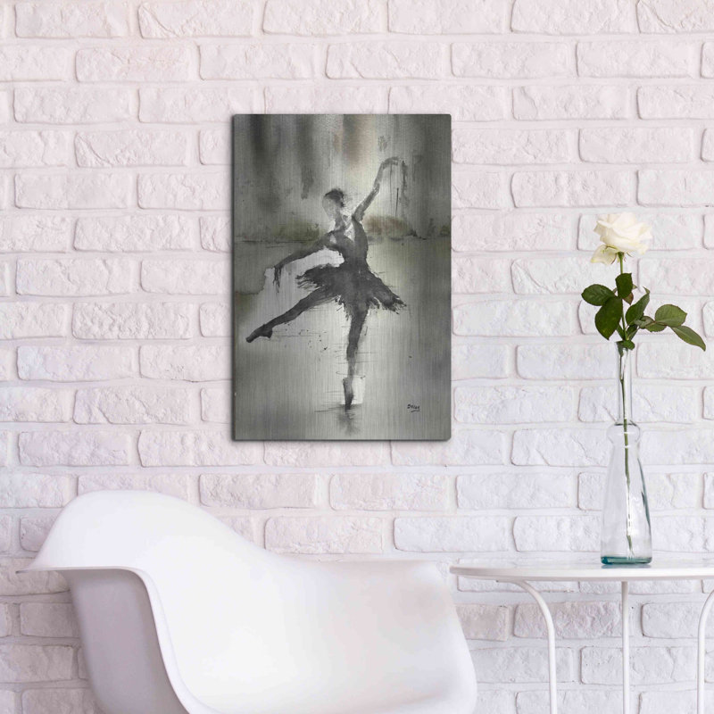 "Sans un danseur" par Oscar Alvarez Pardo, H 24 po x l 16 po