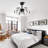 19 in. Dimmable Ceiling Fan with LED Lights and Remote
