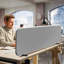 Séparateurs de bureau pour travailler debout, écran diviseur de table portable pour bureau, salle de classe, bureau, anti-rayures, acier 48 po x 18 po-430302052