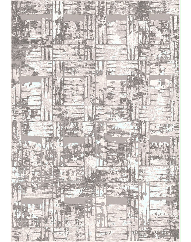 Vizon Nikolai/Tapis décoratif grise, Rectangle 6 pi 7 po x 9 pi 6 po