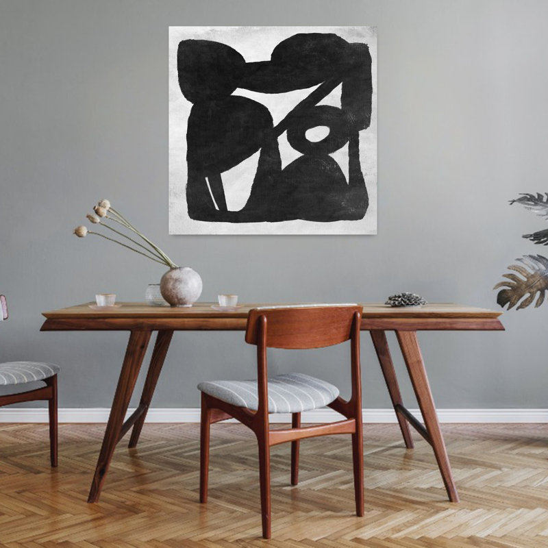 Art contemporain abstrait géométrique contemporain, H 32 po x l 32 po