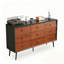 Walnut Solid + Manufactured Wood Accent Cabinet-1189422341
