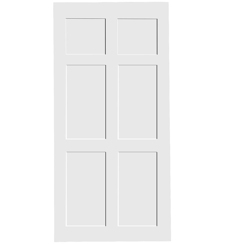 Ensemble de porte de grange imperméable à panneau, 89 po x 78 po