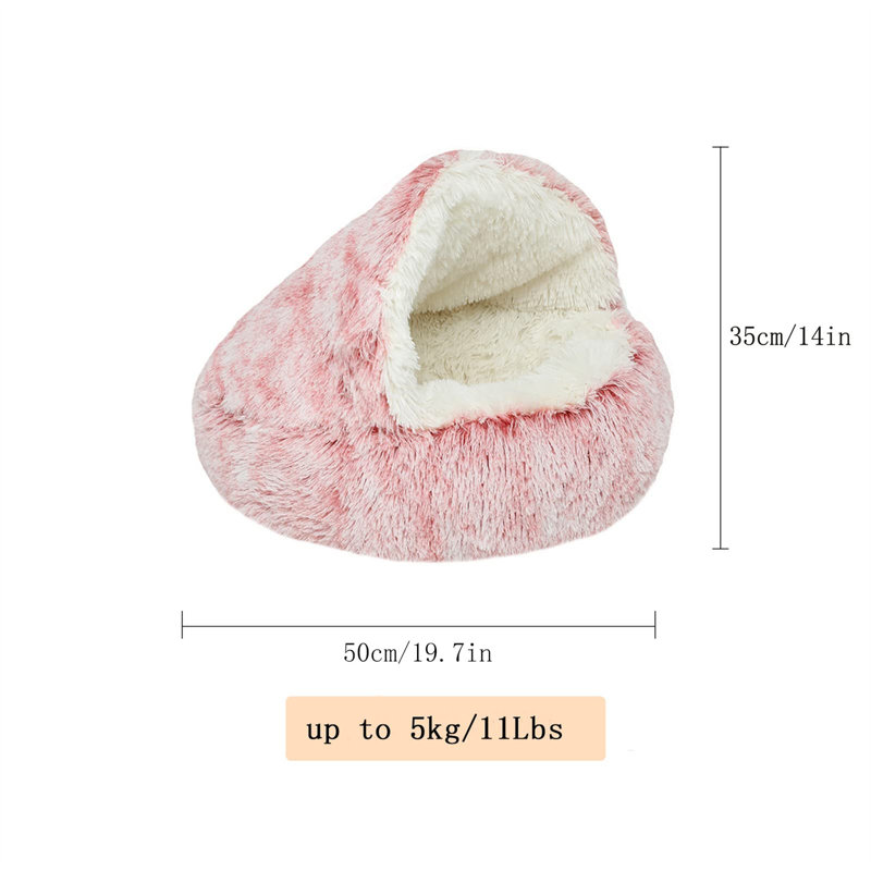 Boykins Pet Bed, 35cm H x 50cm W x 50cm D, Pink