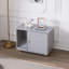 Enceinte de litière 32 po gris clair