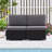 Brodyn Wicker Outdoor Armless Lounge Chair-950920934