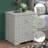 Keywest 2 Drawer Nightstand Set Of 2, Bedside Tables With Storage Drawers, Compact Wood Night Stands For Bedroom, End Table Or Side Table For Living Room, 15.7" D X 18.9" W X 21.3" H, Gray