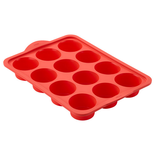 Judge Silicone, 12 cup Muffin Tin, Cup size 7x3cm, Hazelnut