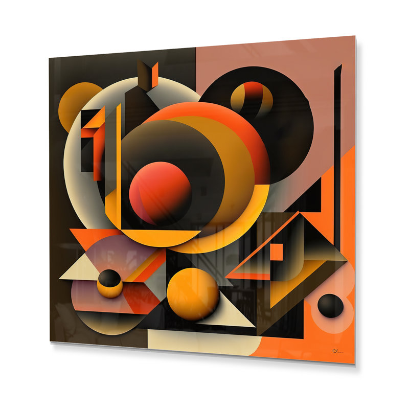 Décoration murale moderne en métal Azeez, H 16 po x l 16 po x P 1 po