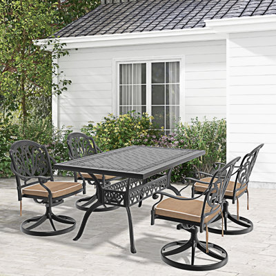 5-Piece All-Weather Cast Aluminum Dining Set