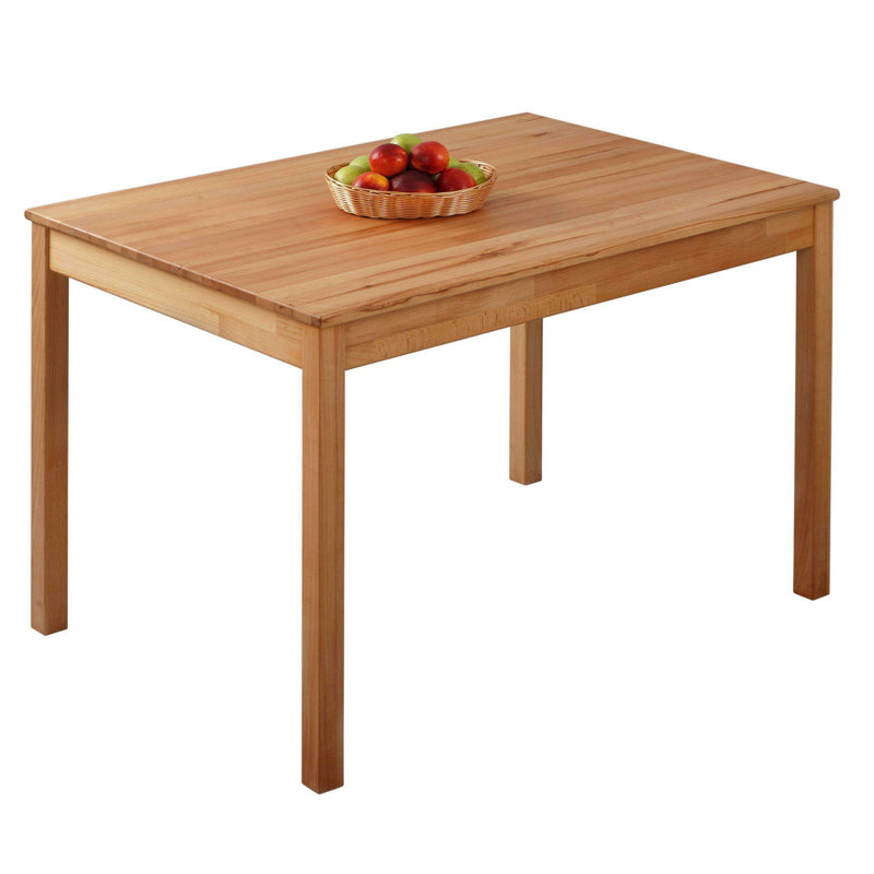Juliana solid wood dining table, Beech Heartwood, H75 x L110 x W75cm