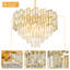 Lustre à niveaux variable 15 lumières Gonnie-164155076-164155075