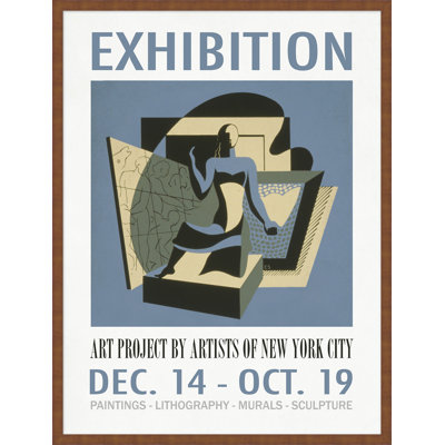 «Art Project», affiche vintage encadrée sur verre