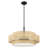 Roelke 5 - Light Iron Dimmable Drum Chandelier