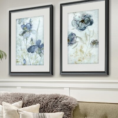 Andover Mills™ Morning Iris Framed On Paper 2 Pieces Graphic Art ...