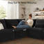 Canapé modulaire 5 places French Seam