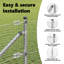 50cm H x 2500cm W Steel Fencing Kits