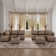 Tomario 10- Piece Upholstered U-Shaped Modular Sectional With Storage