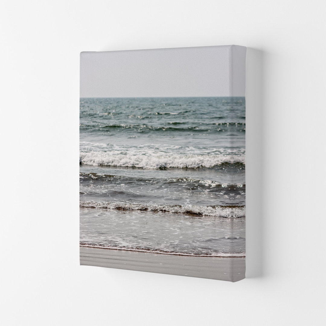 Blue Beach Waves by Victoria Frost - Photograph Print