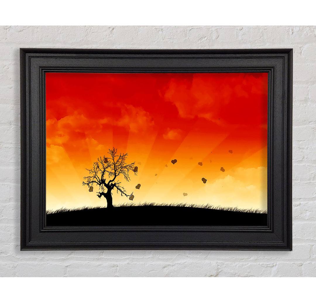 Sun Blaze Tree - Druck