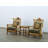 Maggiolini Upholstered Fabric Wingback Chair