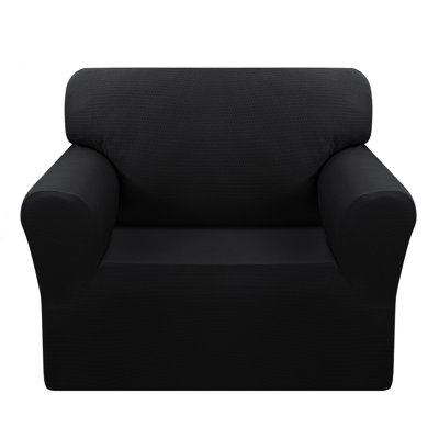 Jacquard Slipcover Box Cushion Armchair Slipcover