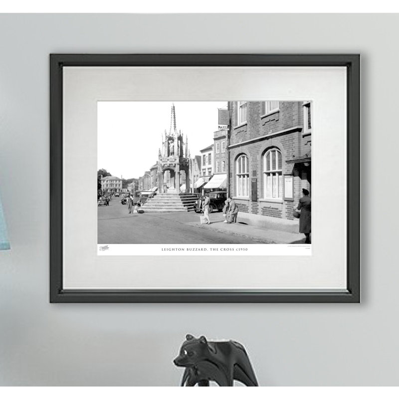 Leighton Buzzard, The Cross C1950 - Single Picture Frame Print, 60cm H X 80cm W x 2cm D