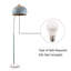 Lampe sur pied arquée 68,5 po Dedre-1259692496-1259694047