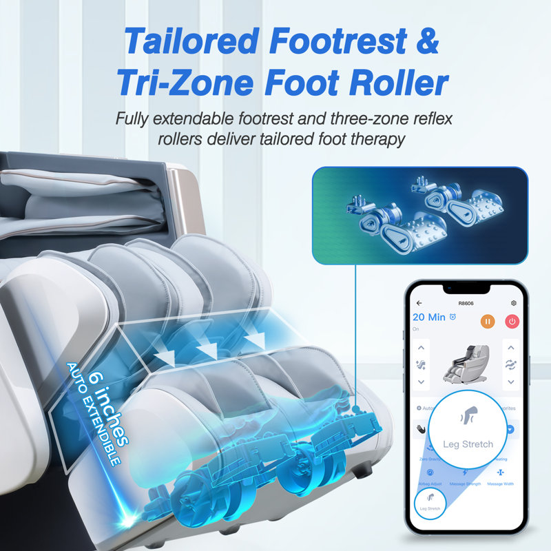 2025 4D Zero Gravity Dual SL Track Massage Chair Heated Full Body Reclining Massage Chair With AI Voice Control Body Scan