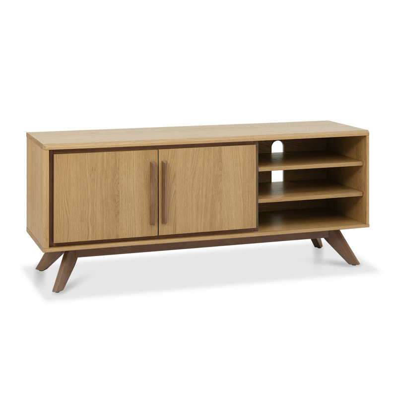 Cora Two Tone Oak Media Unit