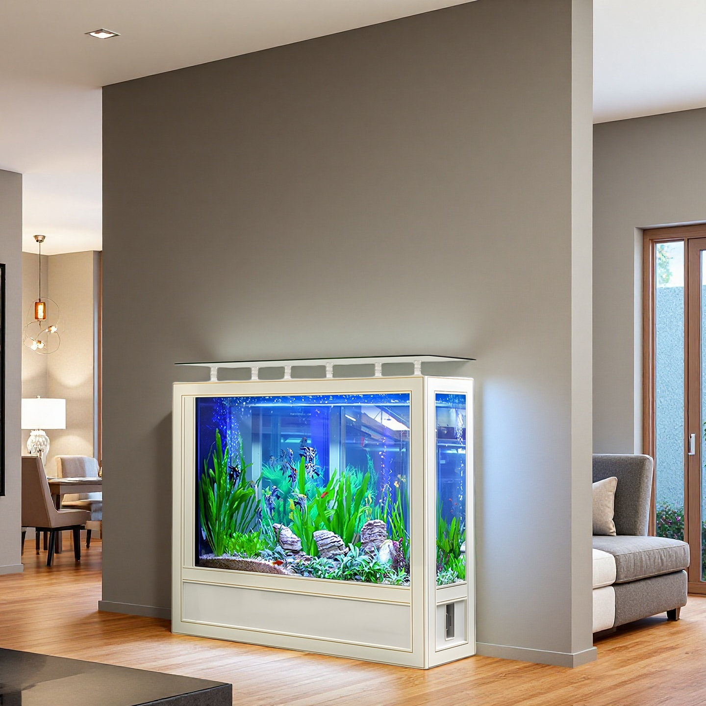 Picture of Corrigan Studio® Compact Modern Style Eco Aquarium | Wayfair