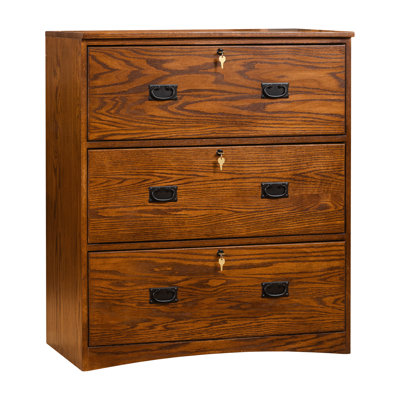 Mission Lateral 3- Drawer File Cabinet by Red Barrel Studio