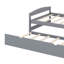 Un lit plateforme simple accompagné d'un lit gigogne sous le lit simple-274311416