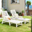 Chaise longue simple inclinable 81,5 po Yesmeen