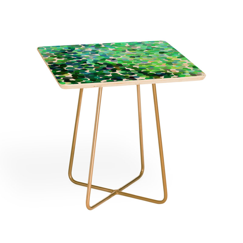 Solid Wood Top End Table