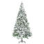 Arbre de Noël artificiel enneigé 9 pi avec branches réalistes HOMcom