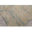 Tapis beige en laine à motif abstrait tressé à la main 8 x 8 po