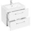 Single Bathroom Vanity with Drop In Ceramic Basin