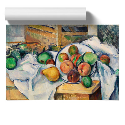 Still Life With Fruit Vol.1 by Paul Cezanne - No Frame Painting