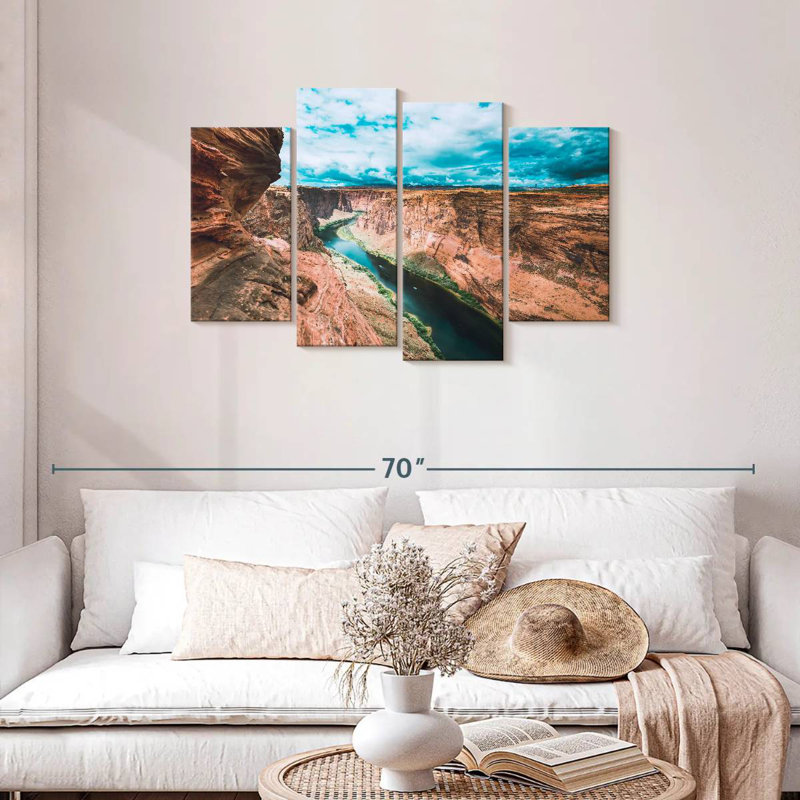 Ciel turquoise Alvord Grand Canyon, H 27 po x l 43 po