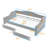 Twin XL Upholstered Daybed with Storage Drawers and LED Light-1435887946