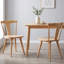 Chaise en bois massif Brannagh avec dossier en forme de Y de 19,3 po de largeur et de style scandinave moderne-836481053