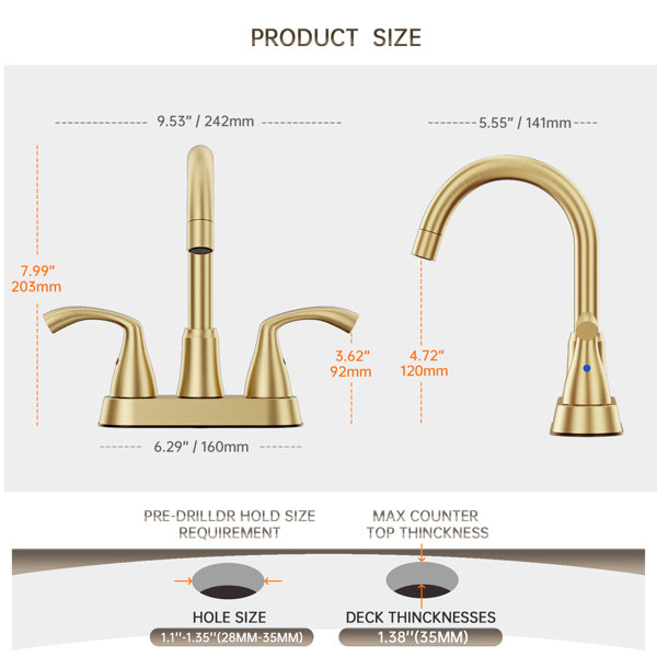 Dimensions du produit