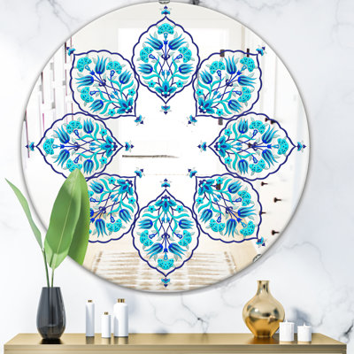Miroir mural feuilles et bohème éclectique