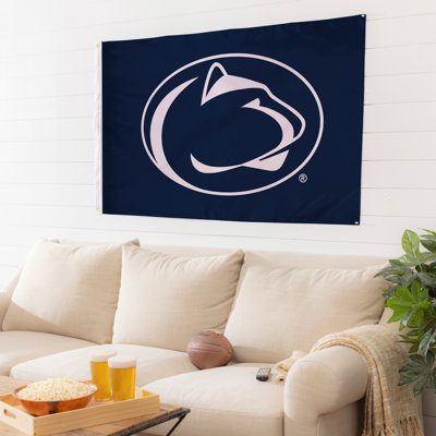 Drapeau à simple face Penn State avec 2 œillets, 3 pi x 5 pi