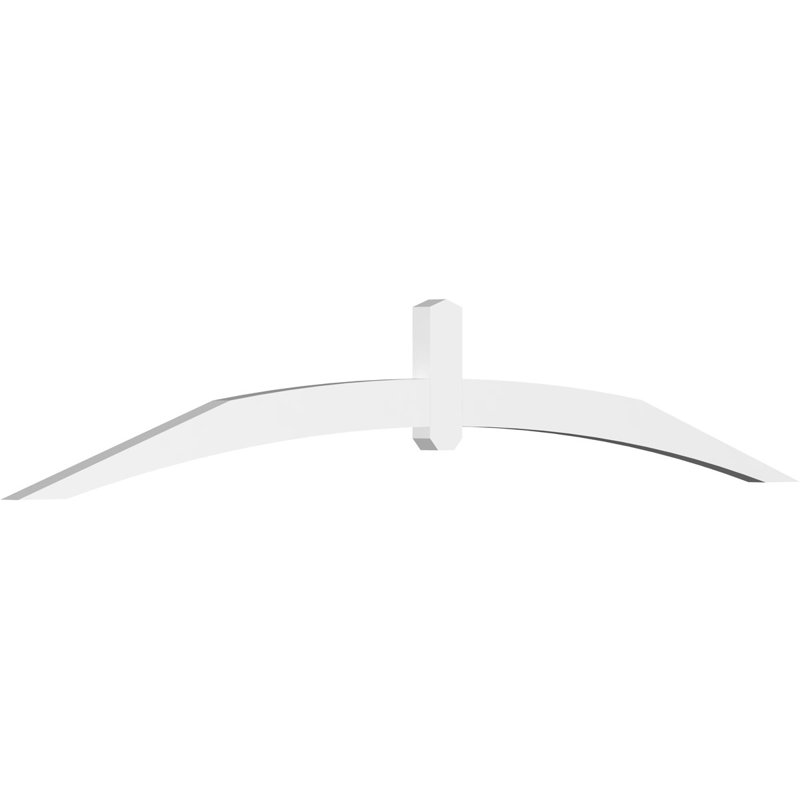 Support pour pignon en PVC Archdale, H 16 po x l 96 po (pas: 4/12), P 2 po x F 4 po